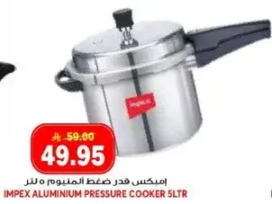 امبكس قدر ضغط الومنيوم 5 لتر