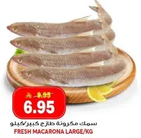 سمك مكرونه طازج كبير/كيلو