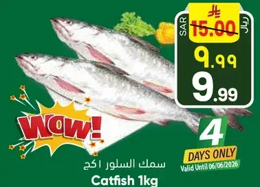 سمك السلور 1 كغ