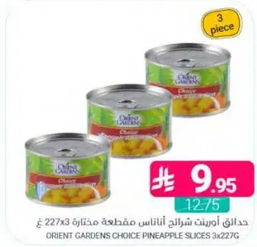 حدايق اورينت شرايح اناناس مختاره 3x227غ