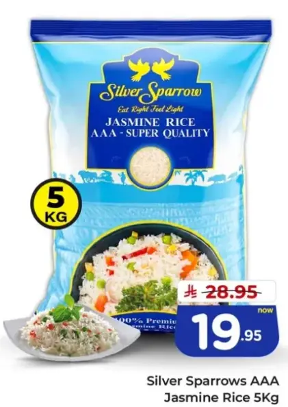 Silver Sparrows AAA Jasmine Rice 5KG