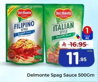 Delmonte Spag Sauce 500Gm