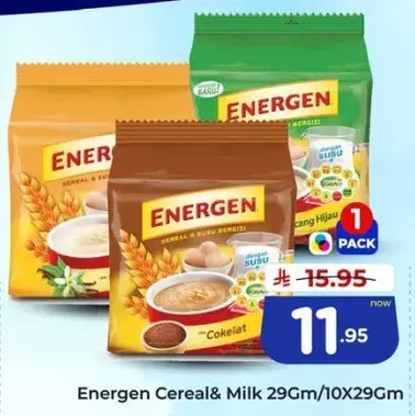 Energen Cereal & Milk 29Gm/10X29Gm