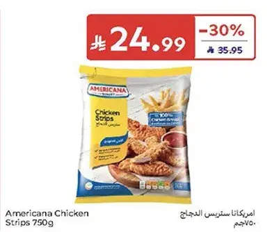 Americana Chicken Strips 750g
