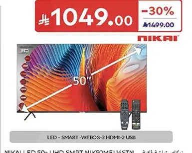 LED - SMART - WEBOS - 3 HDMI - 2 USB