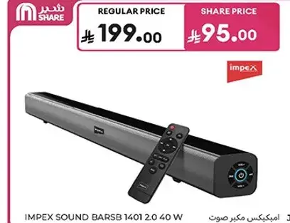 IMPEX SOUND BAR SB 1401 2.0 40 W