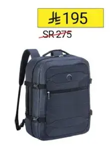 Stylish backpack with multiple compartments.