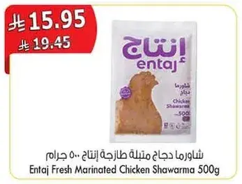 شاورما دجاج متبله انتاج 500 جرام