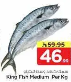 سمك كينغ متوسط لكل كجم