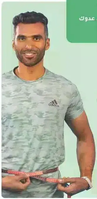 Men's fitness t-shirt, size unspecified.
