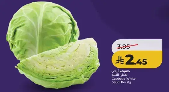 ملفوف ابيض سعودي الكيلو
