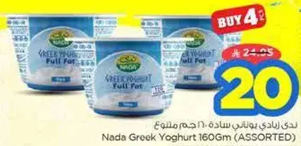 Nada Greek Yoghurt 160Gm (Assorted)