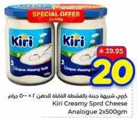 كري شيبه بالجبنه القابله للدهن 2 × 500 جرام