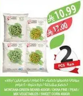 مونتانا خضار مشكله 400 غرام