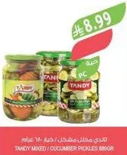 تندي مخلل مختلط/خيار 680 جرام.