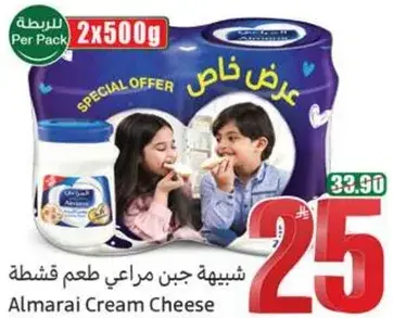 جبن مراعي طعم قشطه، 2x500 جرام.
