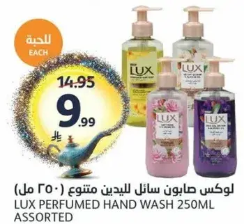 Lux Perfumed Hand Wash 250ml Assorted