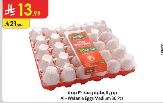 بيض الوطنيه وسط 30 بيضه