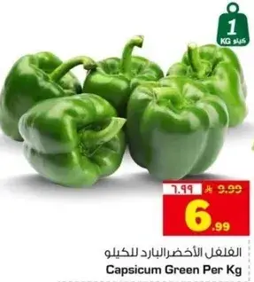 الفلفل الاخضر للكilo