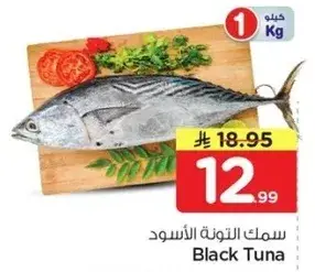 سمك التونه الاسود 1 كيلو