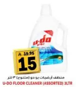 U-Do floor cleaner assorted 3L