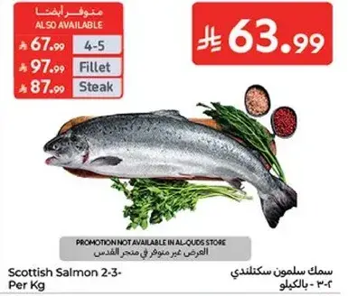 سمك سالمون سكوتلندي - بالكيلو