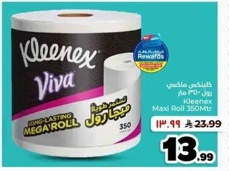 Kleenex Maxi Roll 350Mtr