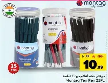 Montag Ten Pen 25Pc