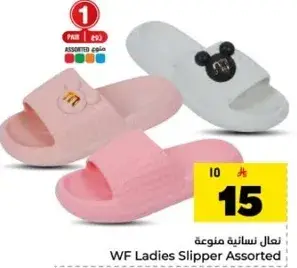 WF Ladies Slipper Assorted