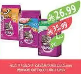 ويزكاس طعام للقطط 1.2 كيلو