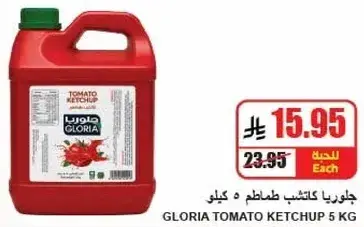 Gloria Tomato Ketchup 5 kg