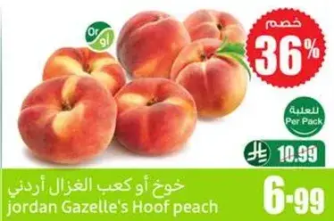 خوخ او كعب الغزال الاردني، يباع بالعلبه.