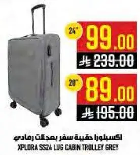 Xplora luggage trolley grey 24"