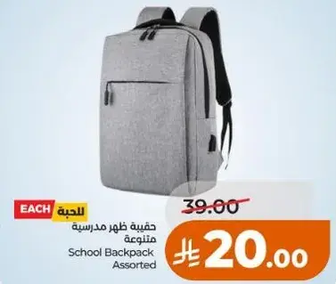 School Backpack Assorted