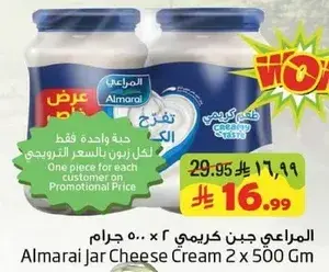 المراعي جبن كريمي 2 × 500 جرام
