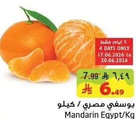 يوسفي مصري/كيلو