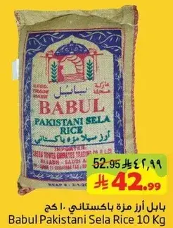 بابل ارز باكستاني سيلاني ١٠ كجم