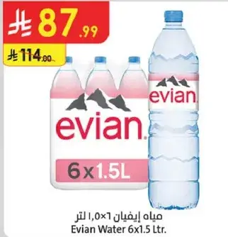 Evian Water 6x1.5L