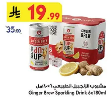 مشروب الزنجبيل الطبيعي 6×180مل