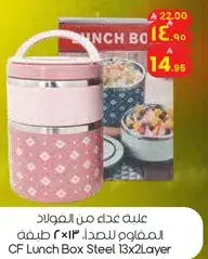 CF Lunch Box Steel 13x2Layer