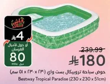 Bestway Tropical Paradise Pool (230 x 230 x 51 cm)
