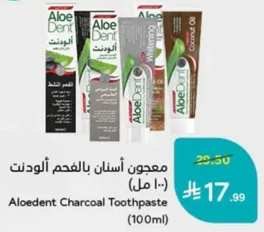 معجون اسنان بالفحم الودنت (١٠٠ مل)