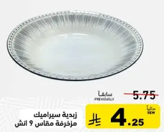 Decorative plate 9 inches