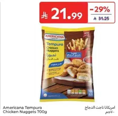 Americana Tempura Chicken Nuggets 700g