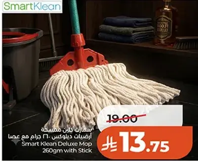 ممسحه ديلوكس سمارت كلين 260 جرام مع عصا