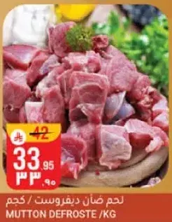 Mutton Defrosted per kg