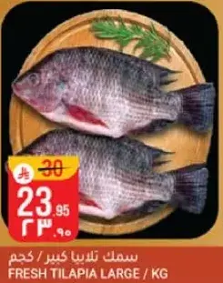 Fresh Tilapia Large per kg