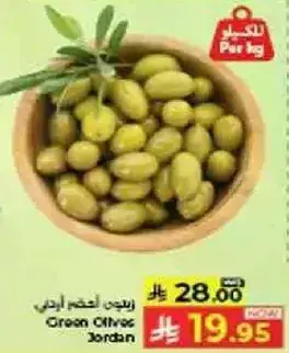 زيتون اخضر اردني