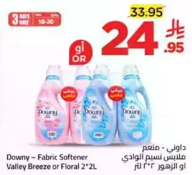 داوني - منعم ملابس نسيم الوادي او الزهور 2*2 لتر