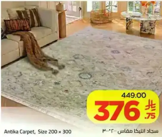 سجاد انتيكا مقاس 200 × 300